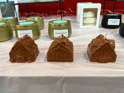 3 pack Christmas house candles